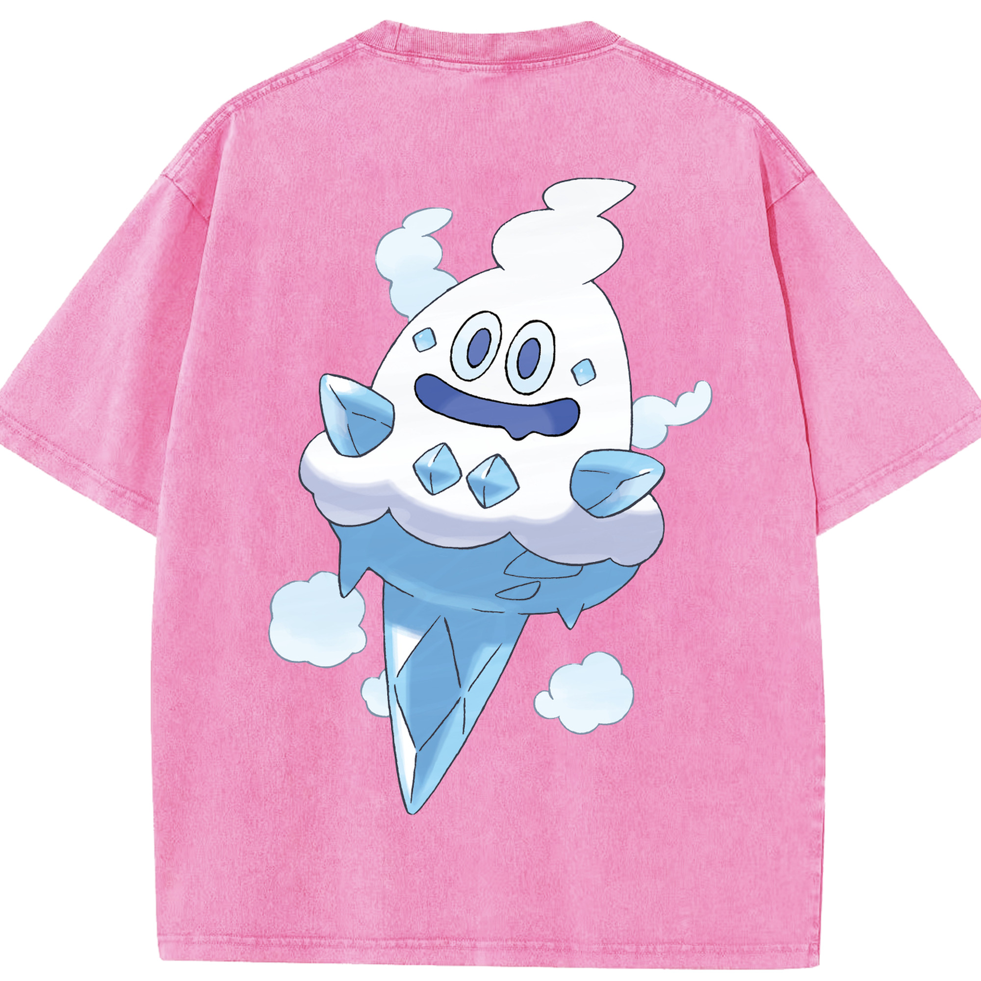 （画像用） ポケットモンスター Pokémon 綿100% ヴィンテージ風 半袖Tシャツ（背面プリント）